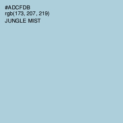 #ADCFDB - Jungle Mist Color Image